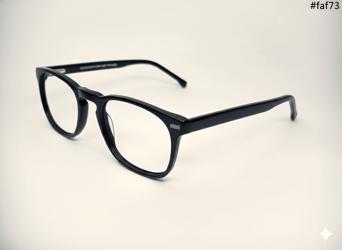 Elegant Classic Black Square Style